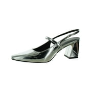 Marc Fisher Womens Lanai Patent Strap Slingback Heels